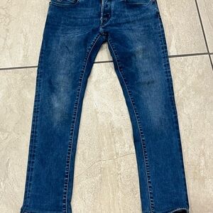Jacob Cohen Italian J672 Comfort Blue Jeans Size 33x30 Hand Made Italy